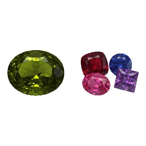 الزبرجد الأخضر والإسبنيل لأغسطس