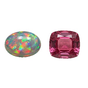 الأوبال والتورمالين لأكتوبر