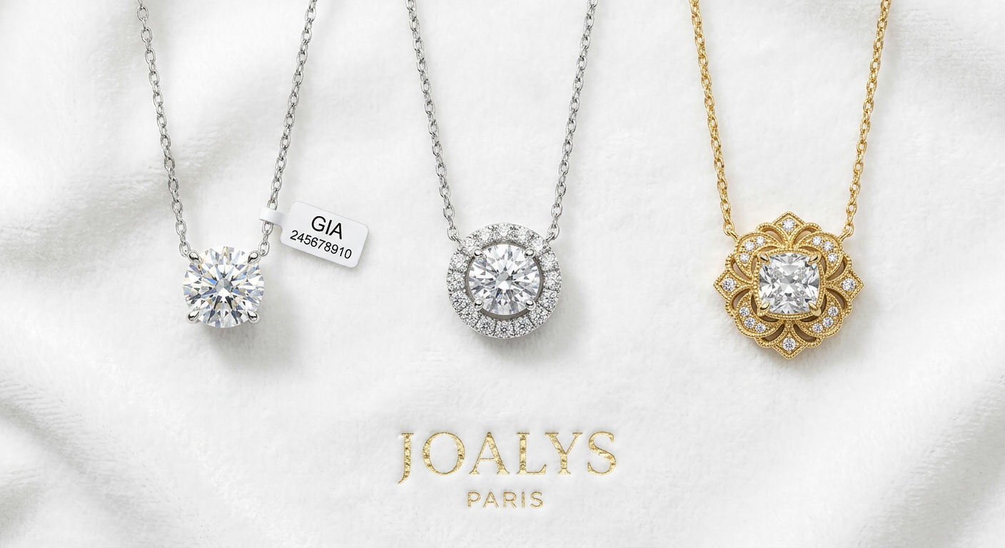 Custom necklace design examples - Joalys Paris luxury jewelry
