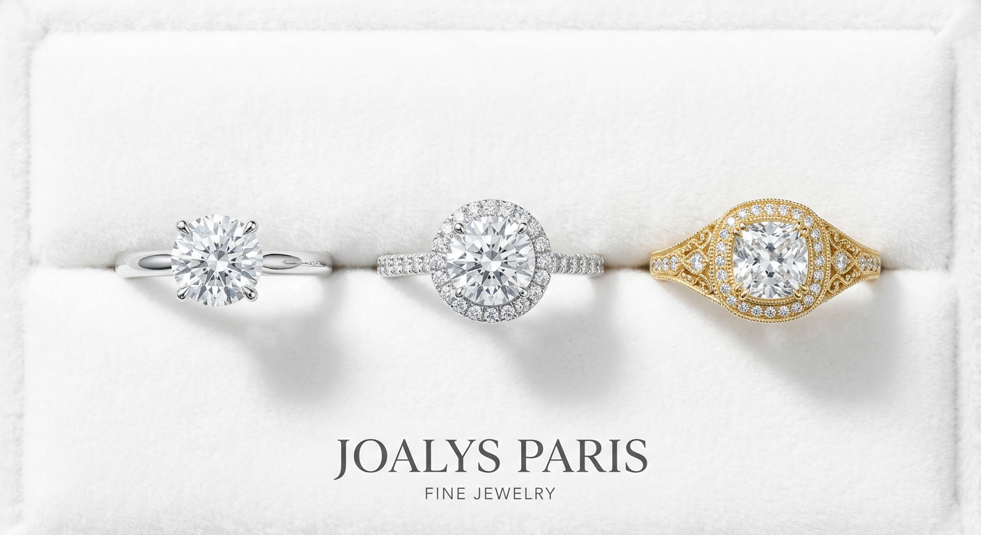 Custom 3 carat diamond ring design - Joalys Paris