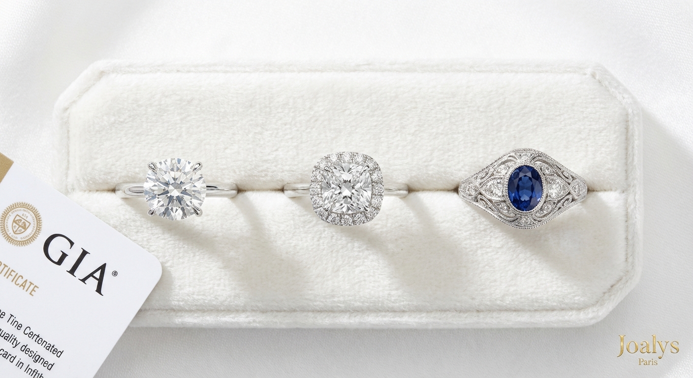 أمثلة تصميم خاتم مخصص - مجوهرات جواليس باريس الفاخرة