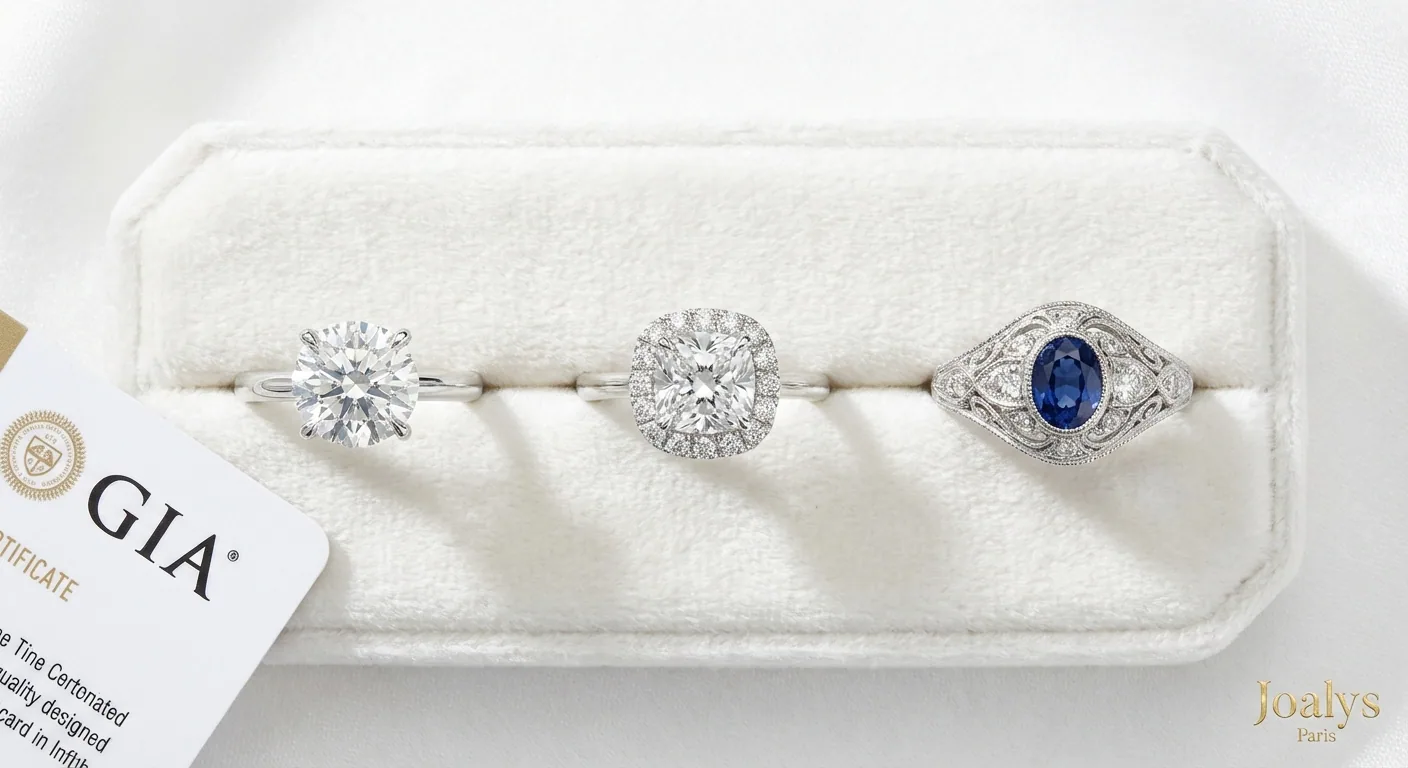 Exemples de design de bague sur mesure - Joalys Paris bijouterie de luxe