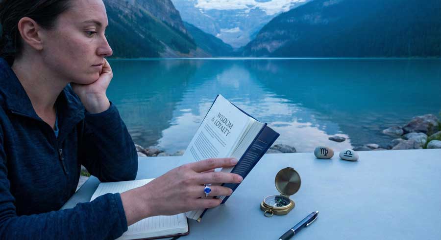 sapphire reflects the contemplative wisdom and quiet loyalty that define your character.